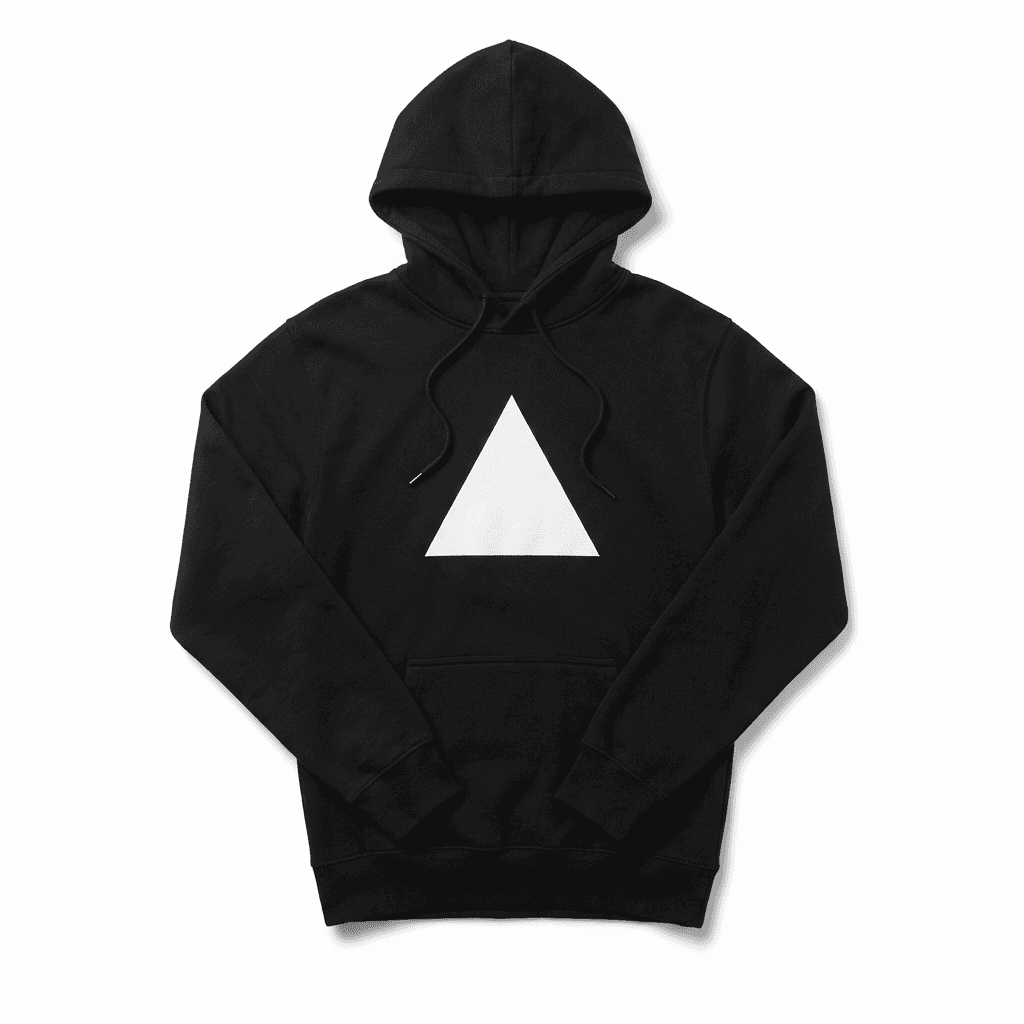 Black Pullover Hoodie